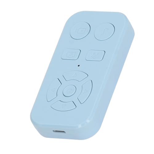 Bluetooth-TikTok-Bildlaufsteuerung, 9-Tasten-wiederaufladbare Kabellose Smartphone-Fernbedienung, Kamera-Selfie-Taste, TikTok-Video-Clicker, Kindle-App-Seitenwender (Blue) von Cuifati