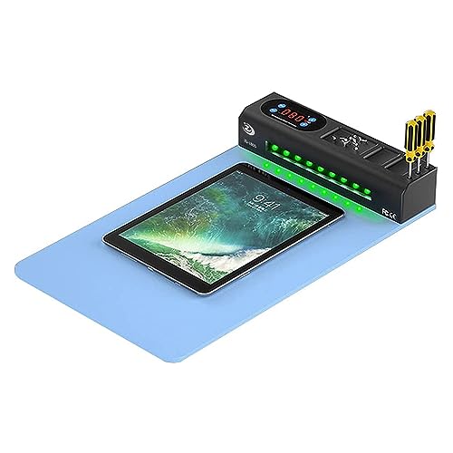 CPB Heizkissen, Universelle LCD-Bildschirm-Trennmaschine für Telefon-Tablets, Schnell Erhitzende, Weiche, Biegbare Wärmeplatte, Professionelle Reparaturwerkzeuge für (EU-Stecker) von Cuifati