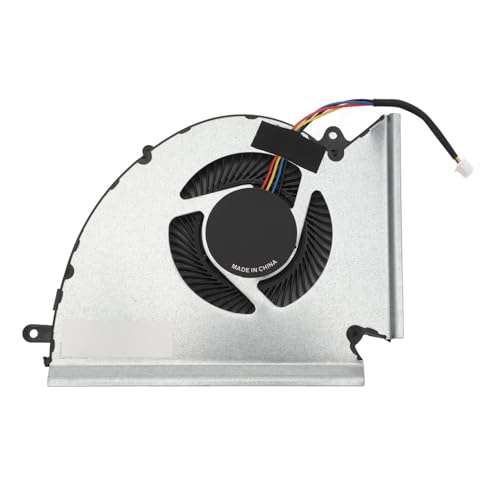 CPU-Lüfter, Professioneller Laptop-Kühler-Ersatz mit Aluminium-Kühlkörper für GP76 GE76 WE76 MS 17K2 MS 17K3 Laptop-Zubehör, 4 4-poliger Stromanschluss (CPU-Lüfter) von Cuifati
