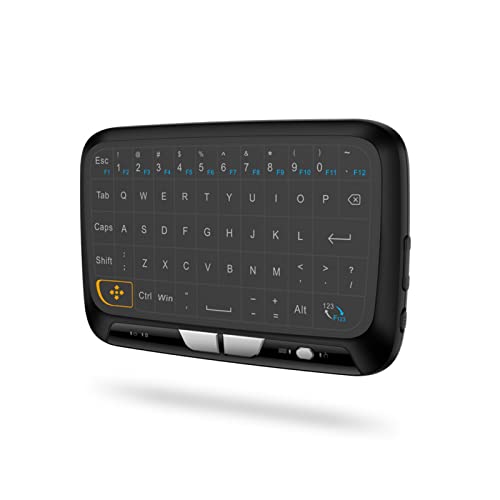 Cuifati 2,4 GHz -Bluetooth-Tastatur mit Touchpad, Tragbare Tastatur Kabellos für Linux, Mac OS und Android-System, PC, Laptop, Pad, Google Android Smart TV Box, für PS3, von Cuifati
