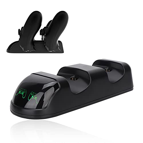 Cuifati 2-in-1-USB-Ladestation -Ladestation, Controller-Ladegerät, Control Gamepad USB-Port Dual-Ladegerät, Controller-Ladestation für, Ladegerät für -Griff mit LED-Licht von Cuifati