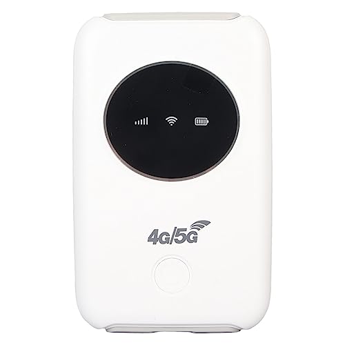 Cuifati 4G LTE Auto-WLAN-Modem, Entsperrter USB-Dongle, Mobiler Netzwerk-Hotspot Im Taschenformat mit SIM-Kartensteckplatz, 300 Mbit/s Hochgeschwindigkeits-Akku mit 3200 MAh, Anschluss von Cuifati