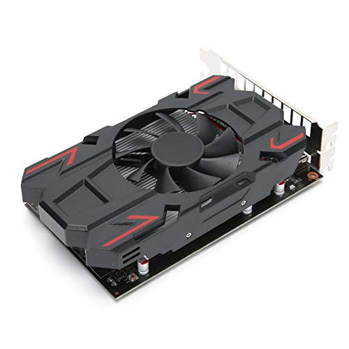 Cuifati ATI HD6770 Gaming-Grafikkarte, 4 GB DDR5 128 Bit Computer-Grafikkarte mit Einzelnen Lüftern, PCI Express 2.0 Video-Grafikkarte 3D API DirectX 12 650 MHz Kernfrequenz von Cuifati