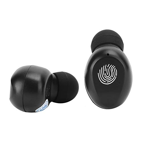 Cuifati Bluetooth5.1-Kopfhörer, wasserdichte echte drahtlose Kopfhörer mit digitaler LED-Leistungsanzeige, HiFi-Ohrhörer, 4-5H-Spielzeit von Cuifati
