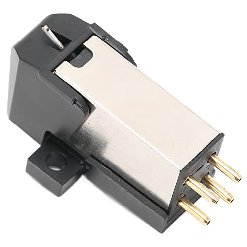 Cuifati Bum-M1 Phonograph Cartridge Stylus, Ersatz-Magnet-Tonabnehmernadel mit LP-Nadel, Plattenspieler-Tonabnehmernadel für Plattenspieler-Nadel, Einfache Installation von Cuifati