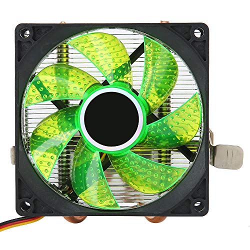 Cuifati CPU-Kühler CPU mit 3-poligem Anschluss Verformung Verhindern Robuste, Dichte Aluminiumlamellen Großes LuftvolumenHoch (Grünes Licht) von Cuifati