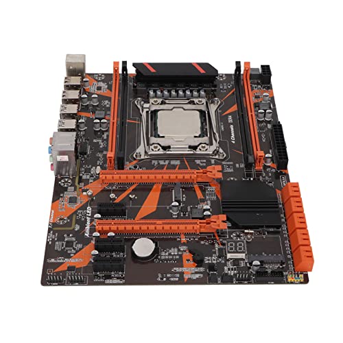 Cuifati Computer-Motherboard, LGA 2011 V3 Gaming-Motherboard, 128 GB DDR4 Mob mit SATA3.0, NVME M.2, PCI-E X16-Grafiksteckplatz, Integrierte Gigabit-Netzwerkkarte von Cuifati