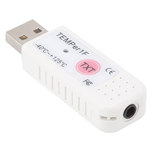 Cuifati Computer-USB-Thermometer, Serverraum-Thermometer, Datenlogger mit Alarm, 4-poliger Temperaturfühler, Kostenlose PC-Software für Windows Cuifati Computer-USB-Thermometer, Serverraum-Thermometer, Datenlogger mit Alarm, 4-poliger Temperaturfühler, Kostenlose PC-Software für Windows von Cuifati