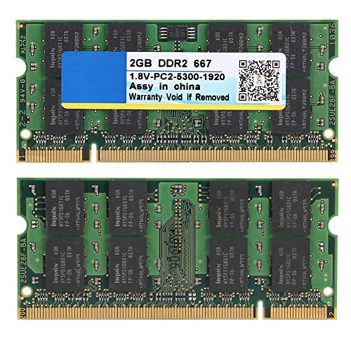 Cuifati DDR2 667 MHz 2 GB 200Pin Laptop-Speicher RAM Kompatibel mit /, Hochgeschwindigkeitsbetrieb, Einfach zu Transportieren mit 667 MHz Hoher Speichergeschwindigkeit von Cuifati