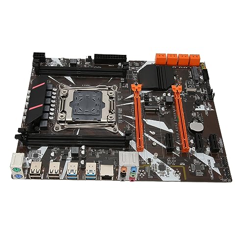 Cuifati DDR4-Mainboard-Desktop-Computer-Motherboard X99 LGA2011 3 für PC, 4 Hintere USB3.0, DDR4-Quad-Channel-Speicher, NVME PCIE X4-Kanäle, 7-Phasen-Stromversorgung, von Cuifati