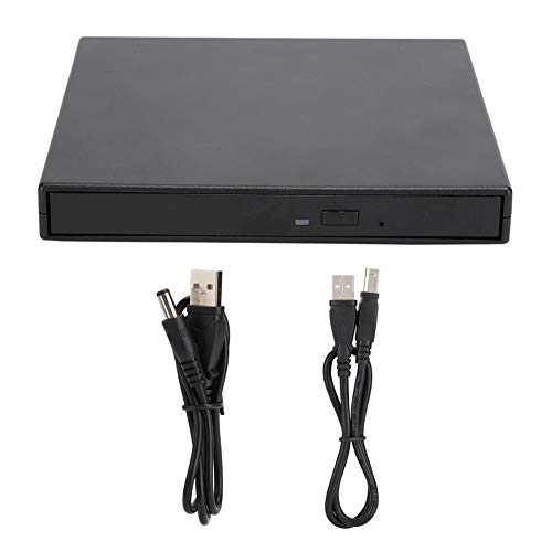 Cuifati DVD-Laufwerk, USB 2.0-DVD/RW-Laptop Desktop-CD-ROM-Laufwerk, tragbares optisches Laufwerksgehäuse USB 3.0 für Slimline-SATA-ODD-Gehäuse für 2000/XP/Vista/Windows 7 von Cuifati