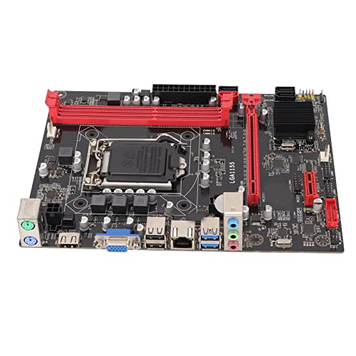 Cuifati Desktop-Motherboard, Inter B75 LGA 1155-Motherboard, DDR3 ATX-Gaming-Motherboards mit SATA3.0/2.0, USB3.0/2.0, PCIE 16X, PCIE 1X, VGA+HDML, Gigabit-Ethernet von Cuifati