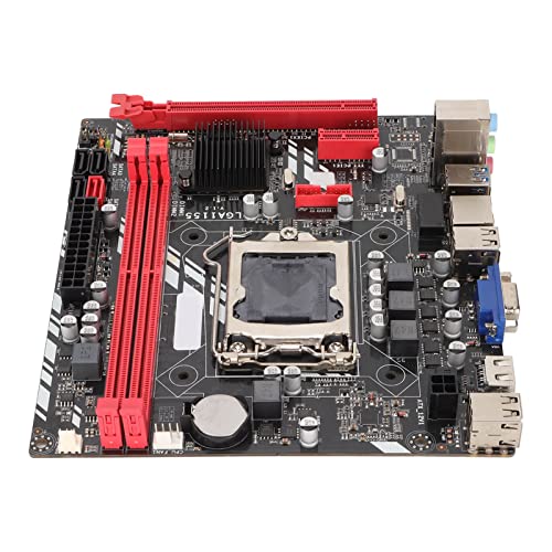 Cuifati Desktop-Motherboard, Inter B75M LGA 1155 DDR3 Gaming-Motherboards ATX-Computer-Motherboards mit SATA3.0/SATA 2.0-Steckplatz, VGA, HDML, FÜR Intel Core I3 I5 I7 von Cuifati