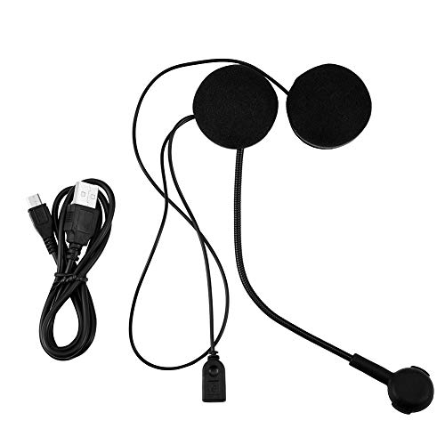 Cuifati Drahtloses Bluetooth HiFi Stereo-Kopfhörer-Headset, Bluetooth-Helmlautsprecher Kopfhörer-Gegensprechanlage für Helme Drahtlose Kopfhörer mit Mikrofon für Motorradhelm von Cuifati