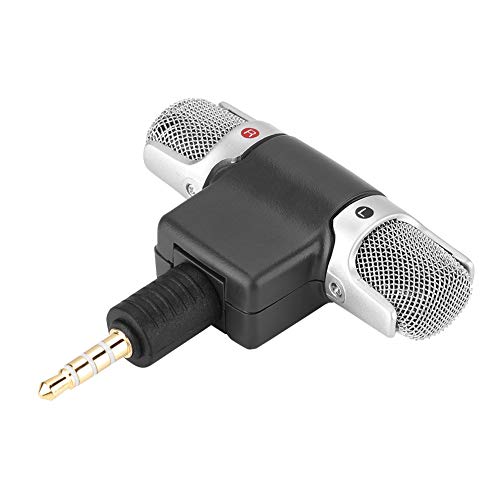 Cuifati Drahtloses Mikrofon, 3,5-mm-Mikrofon, dynamisches Handmikrofon, entwickelt für Mobiltelefone, PC von Cuifati