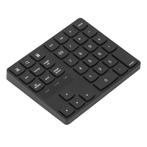 Cuifati Drahtloses Zahlenpad, Numerische Tastatur Ultra-Silent-wiederaufladbar 2,4 G 35 Tasten, USB-Wiederaufladelungen, Zahlen-Tastatur für Tabellenkalkulationsarbeiter, von Cuifati