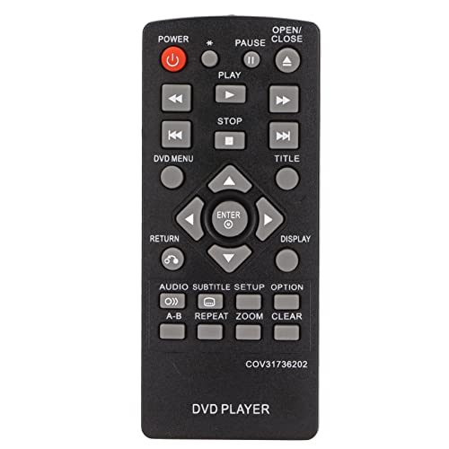 Cuifati Ersatz-Fernbedienung für DVD-Player DP132 DP132NU, Universal-Fernbedienung für DVD-Player, Verschleißfest und Langlebig, Einfache Bedienung Cuifati Ersatz-Fernbedienung für DVD-Player DP132 DP132NU, Universal-Fernbedienung für DVD-Player, Verschleißfest und Langlebig, Einfache Bedienung von Cuifati