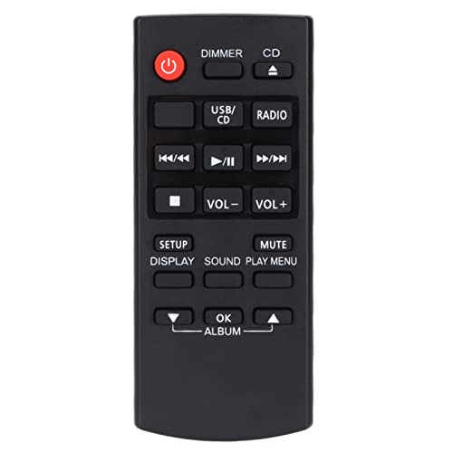 Cuifati Ersatz-Universalfernbedienung, High Fidelity Stereo Sound System Remote für SC HC195 SC HC297 SC HC19EB K N2qayb000984 SC AKX200E SA PM250 von Cuifati