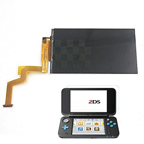 Cuifati Ersatzbildschirm für das Neue 2DS XL LL, Top-LCD-Bildschirm-Reparatursätze 2DS-Spielekonsolen-Bildschirmersatz für das Neue 2DS XL LL von Cuifati