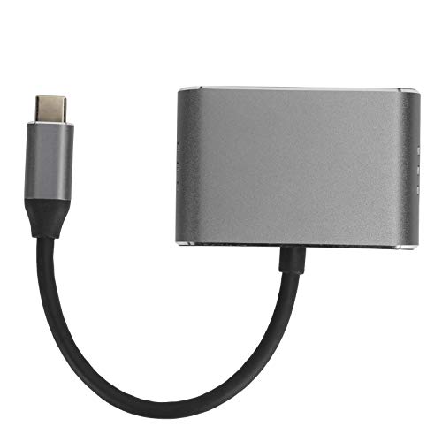 Cuifati Erweitern Sie HDMI, VGA, USB 3.0, Typ C, 3,5 Mm Audio 4K, 60 W PD-Lade-Hub aus Aluminiumlegierung von Cuifati