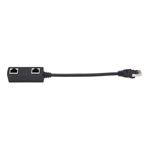 Cuifati Ethernet-Kabel-Splitter, RJ45-Splitter-Adapter Ausgezeichnete Übertragungsleistung, Geeignet für Alle Netzwerke, Haushalte und Büros usw. von Cuifati