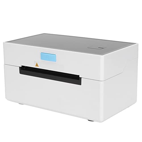 Cuifati Etikettendrucker, 160 Mm/s Hochgeschwindigkeitsdruck Kontinuierlicher Druck Unterstützt Verschiedene Barcodes und Wärmeempfindliche Etiketten (EU-Stecker) von Cuifati