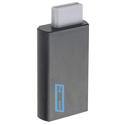 Cuifati Full HD für Wii-zu-HDMI-Konverter mit 1080P/720P HD-Ausgangsvideo und 3,5-mm-Klinken-Audio-Konverter-Adapter, Video und Audio Im Volldigitalen HDMI-Format Cuifati Full HD für Wii-zu-HDMI-Konverter mit 1080P/720P HD-Ausgangsvideo und 3,5-mm-Klinken-Audio-Konverter-Adapter, Video und Audio Im Volldigitalen HDMI-Format von Cuifati