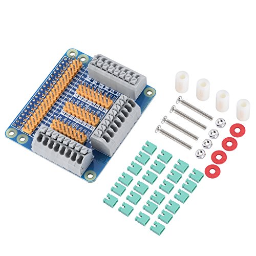 Cuifati GPIO-Erweiterungskarte, DIY mit 1 Bis 3 Anschlüssen, Schraubverschluss, Kühlen Überbrückungskappen, Plug-in, Tragbar, Installation, Plug-and-Play für 2 3 B. von Cuifati
