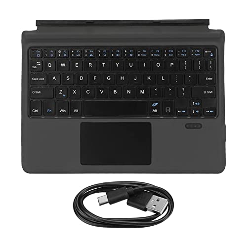 Cuifati Go Keyboard BT Kabellose Tastatur mit Touchpad, Wiederaufladbar, Ergonomisches Design, für MicrosoftGo 3 2021, Go 2 2020 und Go 2018 von Cuifati