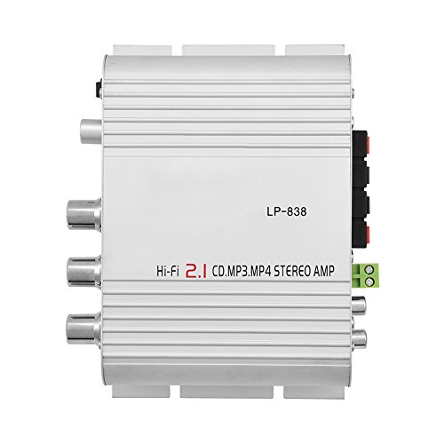 Cuifati Hi-Fi 2.1 Audio Power Digitaler Stereoverstärkerverstärker, solides Gehäuse aus Aluminiumlegierung und einfache Wärmeverteilung für CD MP3 MP4 Cuifati Hi-Fi 2.1 Audio Power Digitaler Stereoverstärkerverstärker, solides Gehäuse aus Aluminiumlegierung und einfache Wärmeverteilung für CD MP3 MP4 von Cuifati