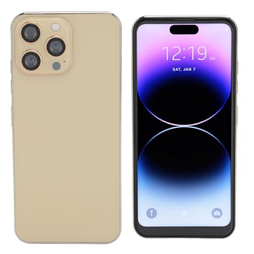 Cuifati I15 Pro Max 4G Entsperrtes Mobiltelefon, 6,6 Zoll, 6 GB RAM, 128 GB ROM, Dual-SIM, Werkseitig Entsperrtes Android-Smartphone, für Android 13 Face Unlock, Schlankes Mobiltelefon, von Cuifati