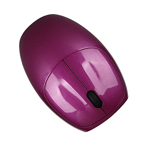 Cuifati Kabellose Maus, Plug-and-Play, 2,4-G-Wireless-Technologie, für Verschiedene Marken von Desktop-Computern. (2,4 g kabellose, Violette Farbe) von Cuifati