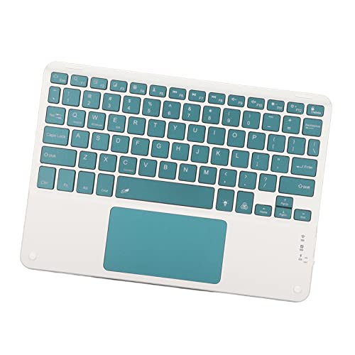 Cuifati Kabellose -Tastatur, Ultradünne Tragbare Silent-Tastatur mit Touchpad, RGB-Hintergrundbeleuchtung, Quadratische Tastenkappen, Wiederaufladbare Ergonomische Tastatur für von Cuifati