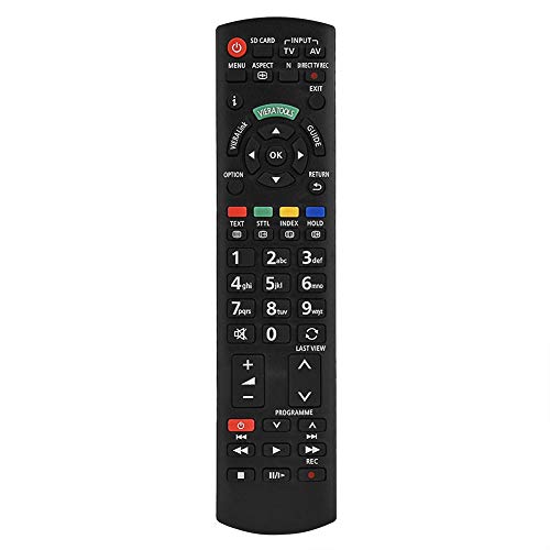 Cuifati Kunststoff Schwarz Ersatz Smart TV Fernbedienung Fernsehsteuerung für Panasonic N2QAYB000487 Innovative Tastatur Fernbedienung N2QAYB000487 für Panasonic Smart TV von Cuifati