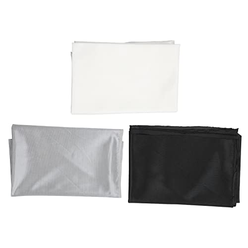 Cuifati Lautsprecher-Grill-Tuch, 140 X 91 cm Lautsprecher-Tuch Mesh-Stoff Lautsprecher-Mesh-Tuch Staubdichte Schutzhülle Lautsprecher-Grill(Weiß) von Cuifati
