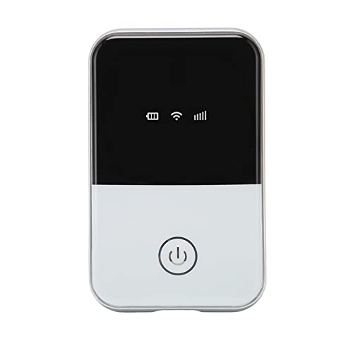 Cuifati Mobiler WLAN-Hotspot, 4G LTE 150 Mbit/s High Speed, Bis zu 300 Mbit/s, Tragbarer WLAN-Router mit SIM-Kartensteckplatz, Bis zu 10 Benutzer, 2100-mAh-Akku, WLAN-Hotspot-Gerät für von Cuifati