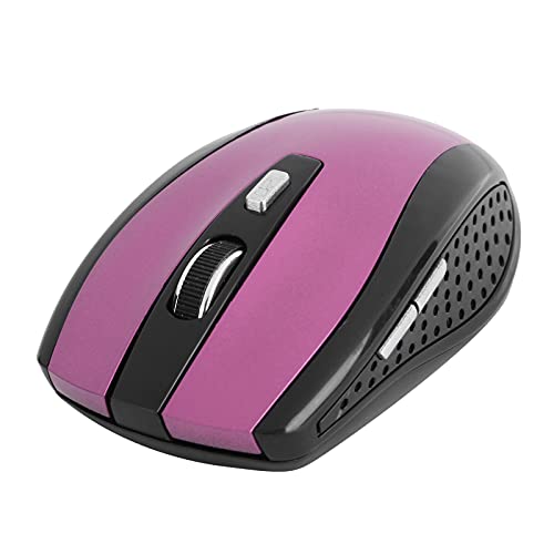 Cuifati Optisches Gaming-Zubehör für Drahtlose Maus-Notebooks mit Einstellbaren DPI 250 Hz Office/Gaming Ergonomische Mäuse (Rosa) von Cuifati