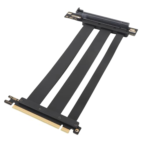Cuifati PCI E 4.0 X16 Riser -Kabel, 128 Gbit/S Hochgeschwindigkeits -GPU -Erweiterungskabel, PCB -Verlängerungskartenanschluss 90 Grad Adapter, Kompatibel mit 4090, 8900 PCIe 3.0, 2,0 (50cm) von Cuifati