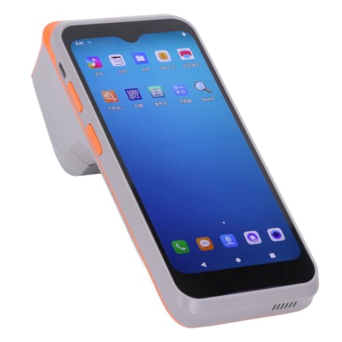 Cuifati POS-Thermo-Belegdrucker, 6,2-Zoll-HD-Touchscreen-Handheld-PDA-Drucker, Mobiles POS-Gerät für Android 10, 1D-2D-Barcode-Scanner, Unterstützt Bluetooth SDK NFC 8MP 58-mm-Druck von Cuifati