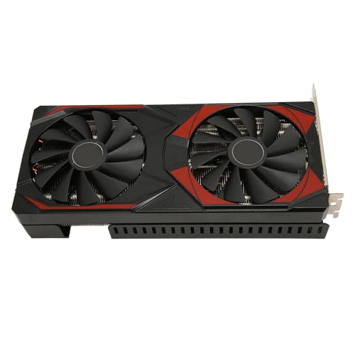 Cuifati RX5700 XT 8 GB GDDR6-Grafikkarte, 256 Bit PCI Express 4.0 Gaming-Grafikkarte mit Zwei Lüftern, HDML+3DP PCI Express 4.0 X16 von Cuifati