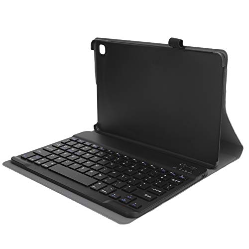 Cuifati Schlanke Tablet-Bluetooth-Tastatur mit Hüllenset, Vollständiger Schutz, 60 Stunden Arbeitszeit für Samsung S6 Lite P610/P610, 10,4 Zoll Bildschirmgröße von Cuifati