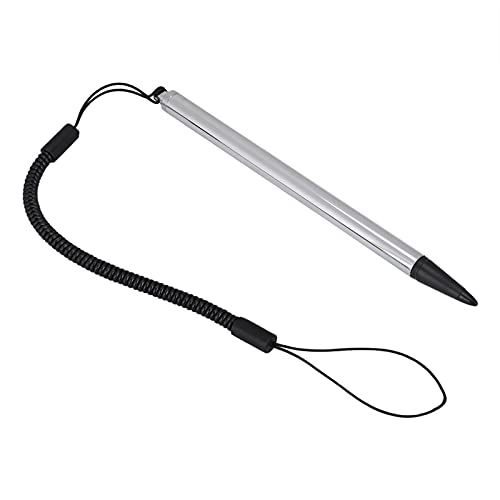 Cuifati Screen Touch Pen mit Federseil, Ersatz des Hard Tip Stylus Pen Ersatz für Touchscreen, Geeignet für Resistive Mobiltelefone, Resistive Tablets, MP4, MP5 (Silber) von Cuifati