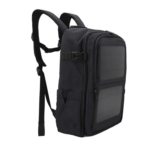 Cuifati Solar-Rucksack mit 12-W-Solarpanel-Ladung, Großes Fassungsvermögen, Wasserdicht, Stabile Schultergurte – für Outdoor-Fotografie, Angeln Cuifati Solar-Rucksack mit 12-W-Solarpanel-Ladung, Großes Fassungsvermögen, Wasserdicht, Stabile Schultergurte – für Outdoor-Fotografie, Angeln von Cuifati