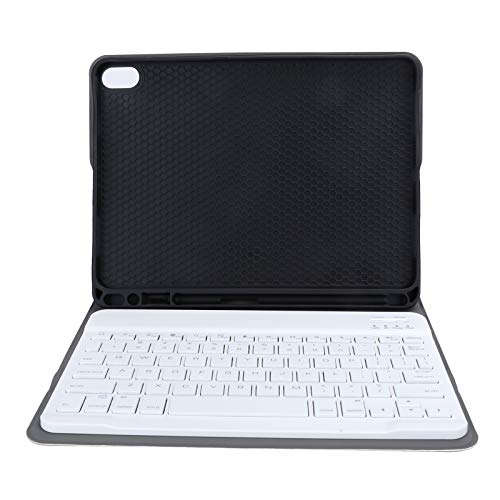 Cuifati Tablet Flip Stand Cover, Tablet-Tastaturschale mit -Tastatur und Schutzhülle für IOS-Tablet Air4 10.9 / IOS Tablet Pro11 (Roségold) von Cuifati