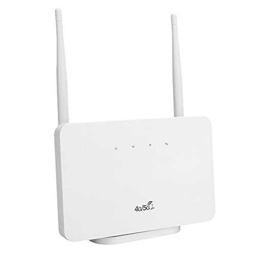 Cuifati Tragbarer 4G-WLAN-Router mit LAN-Anschluss, Unterstützt SIM-Karte für, 32 Benutzer, Erweiterte Abdeckung, kein Netzwerkkabel Erforderlich (EU-Stecker) von Cuifati
