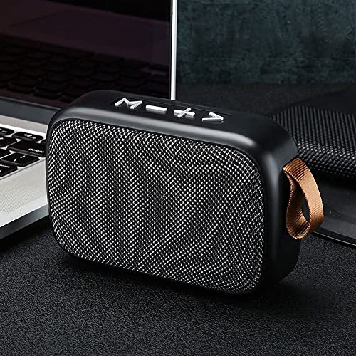 Cuifati Tragbarer Bluetooth-Lautsprecher mit Ladekabel, Drahtloser Stereo-Subwoofer USB-Sound mit FM-Radio, Unterstützung von Drahtlosem Bluetooth, Kartenverbindung, von Cuifati