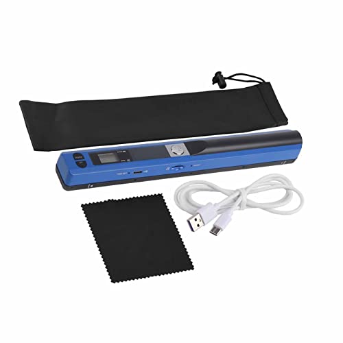 Cuifati Tragbarer Scanner, USB-Stiftscanner, A4-Scan, JPG, PDF, USB 2.0, Hochauflösendes Scannen für Klare Bilder, Praktisch und Praktisch, Massenspeicher für Einfaches Scannen von von Cuifati