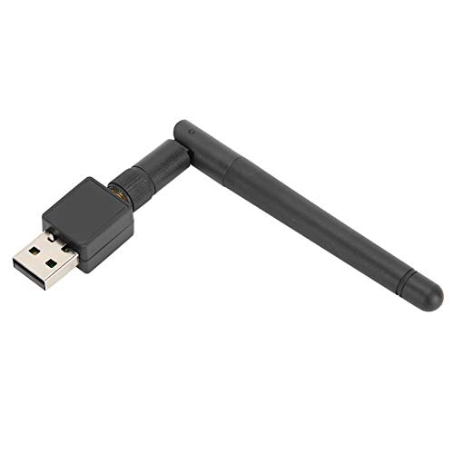 Cuifati Tragbarer WLAN-Empfänger mit WLAN-Karte USB-WLAN-Adapter für PC/Desktop/Laptop/Tablet von Cuifati