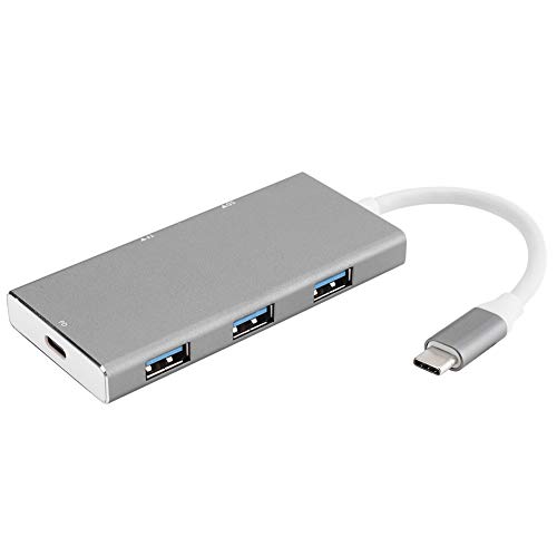 Cuifati Typ-C-Hub, 7-in-1-Typ-C-Hub, Multifunktionaler USB-Hub-Adapterkonverter, 7-in-1-USB-C-Hub Multifunktionales Erweiterungsdock Typ-C-zu-HDMI-Unterstützung für MacBook DC5V von Cuifati