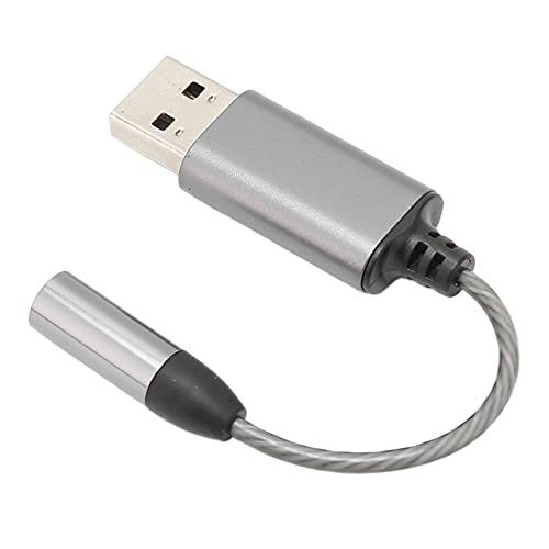 Cuifati USB-Adapter, 2-in-1-USB-Konverter, Externe USB-Soundkarte, Klarerer Sound, Unterstützung für Win10, Win8.1, Win 8, Win 7, Vista usw. von Cuifati